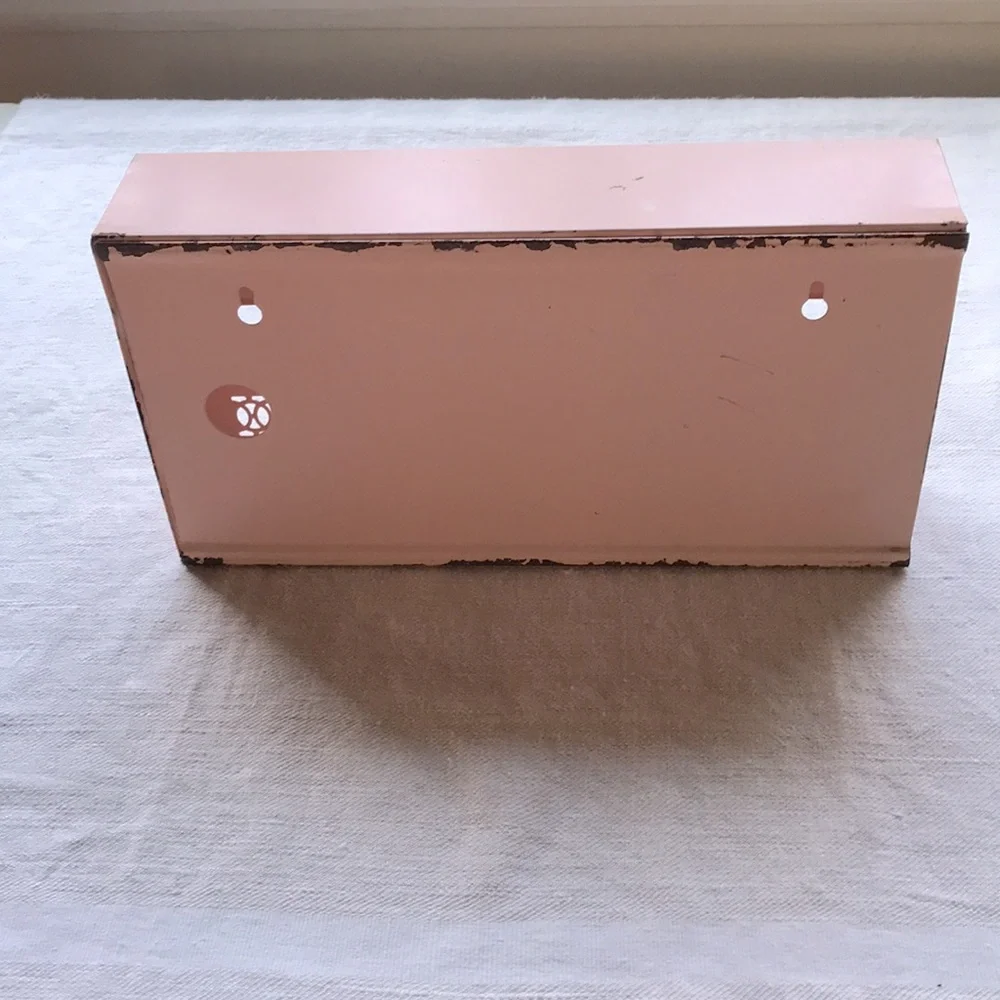 Antique Pink Floral Tissue Box Cover